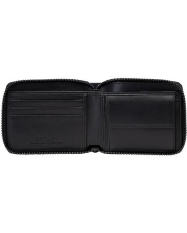 REPLAY LEDERGELDBÖRSE MIT REISSVERSCHLUSS FM53339 SCHWARZ NEGRO