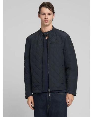 REPLAY GESTEPPTE JACKE MIT DURCHGEHENDEM REISSVERSCHLUSS M8000 SCHWARZ NEGRO