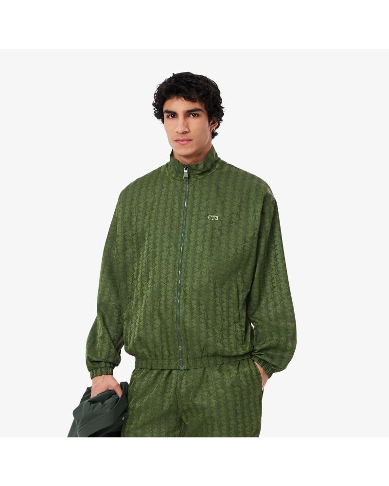 GIACCA LACOSTE MONOGRAMMA VERDE - MODELLO BH8902 00 132 VERDE