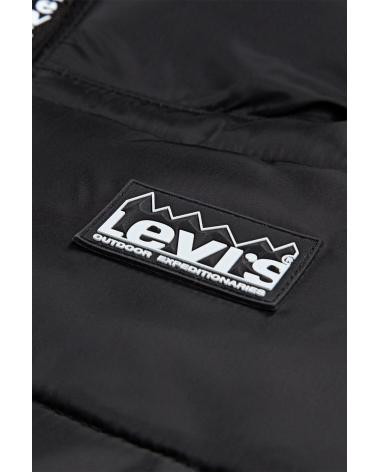 LEVI'S HOODED PADDED JACKET 8EN628-023 BLACK NEGRO