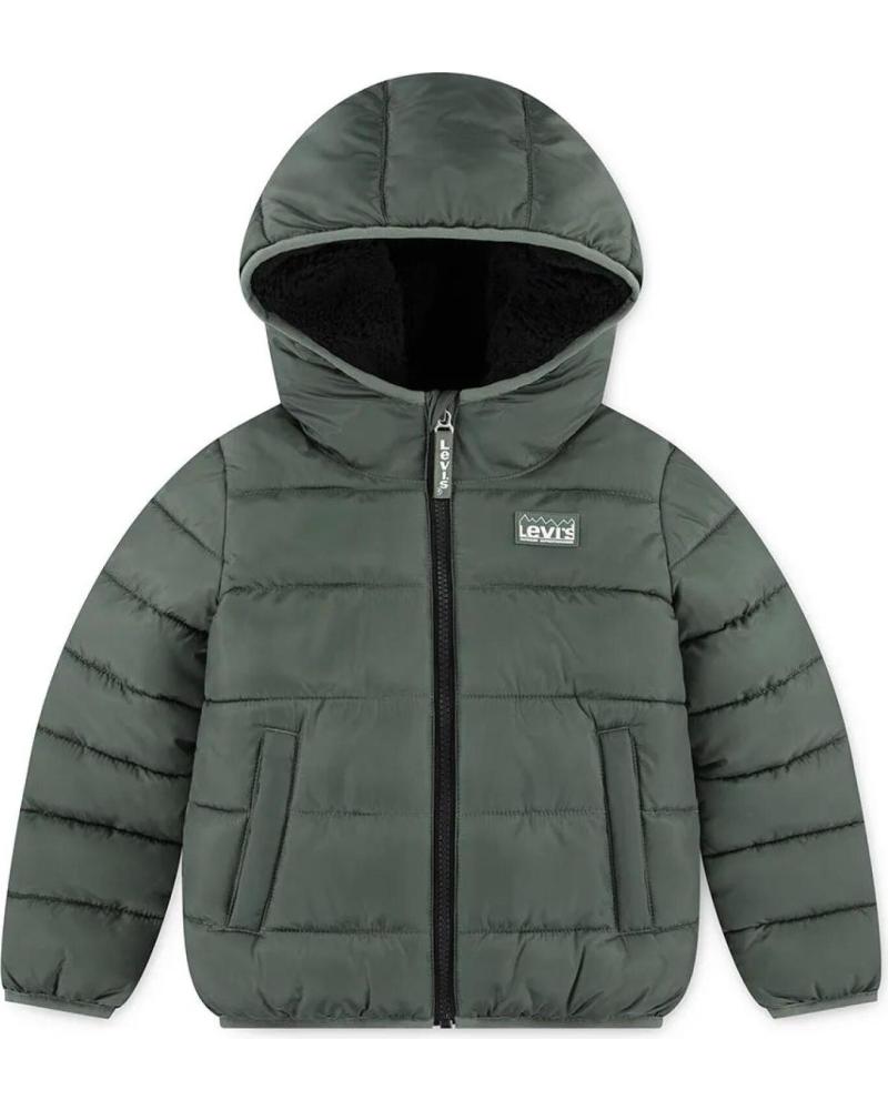 LEVI'S STEPPJACKE MIT KAPUZE 8EN628-F7P GRÜN VERDE