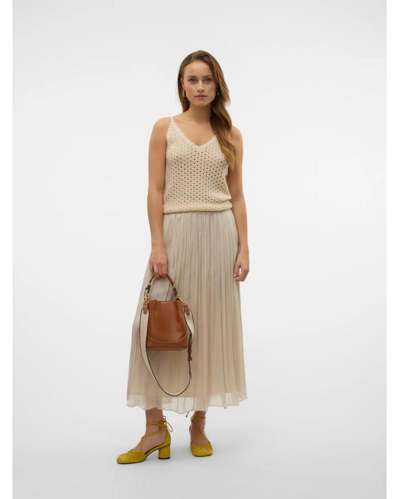 VERO MODA FALDA LARGA EN ECRU 10328017 BEIGE