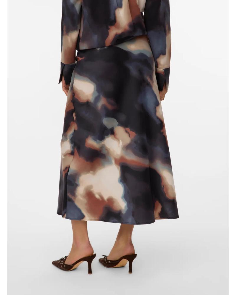 VERO MODA FALDA MUJER LARGA ESTAMPADA 10334223 MULTICOLOR