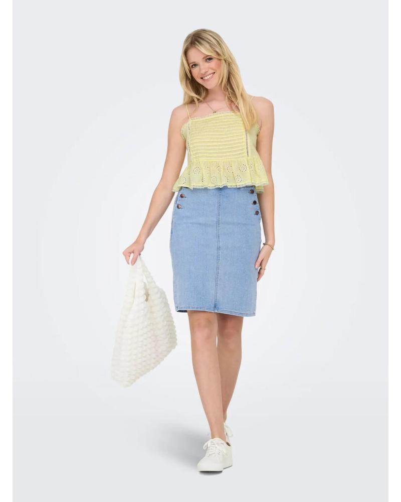 ONLY FALDA VAQUERA MUJER 15357946 AZUL