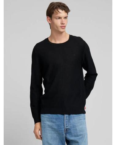 PULL REPLAY UK4863 EN LAINE MÉLANGÉE NOIR NEGRO