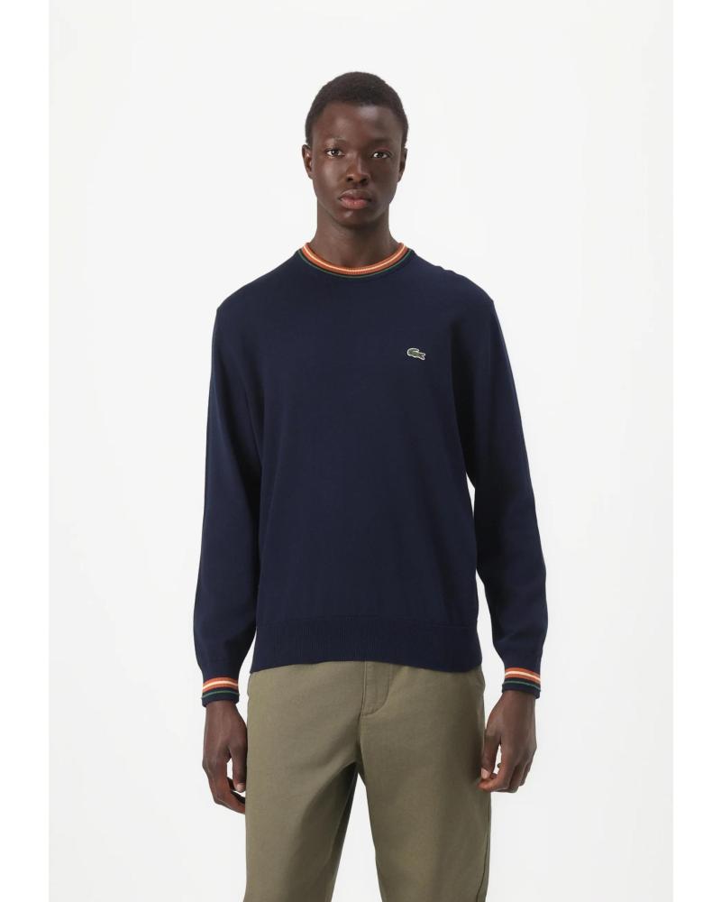 PULL LACOSTE AH5158 BLEU MARINE AZUL MARINO