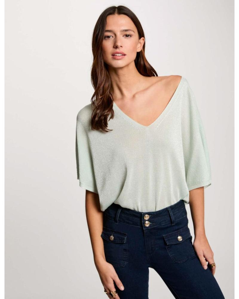 MORGAN PULL MANCHES 3/4 251-MDIX VERT POUR FEMME GREEN