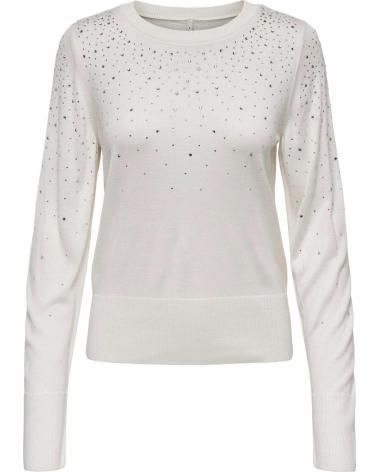 ONLY ONLSOLITA JERSEY DE PUNTO 15346043 BLANCO