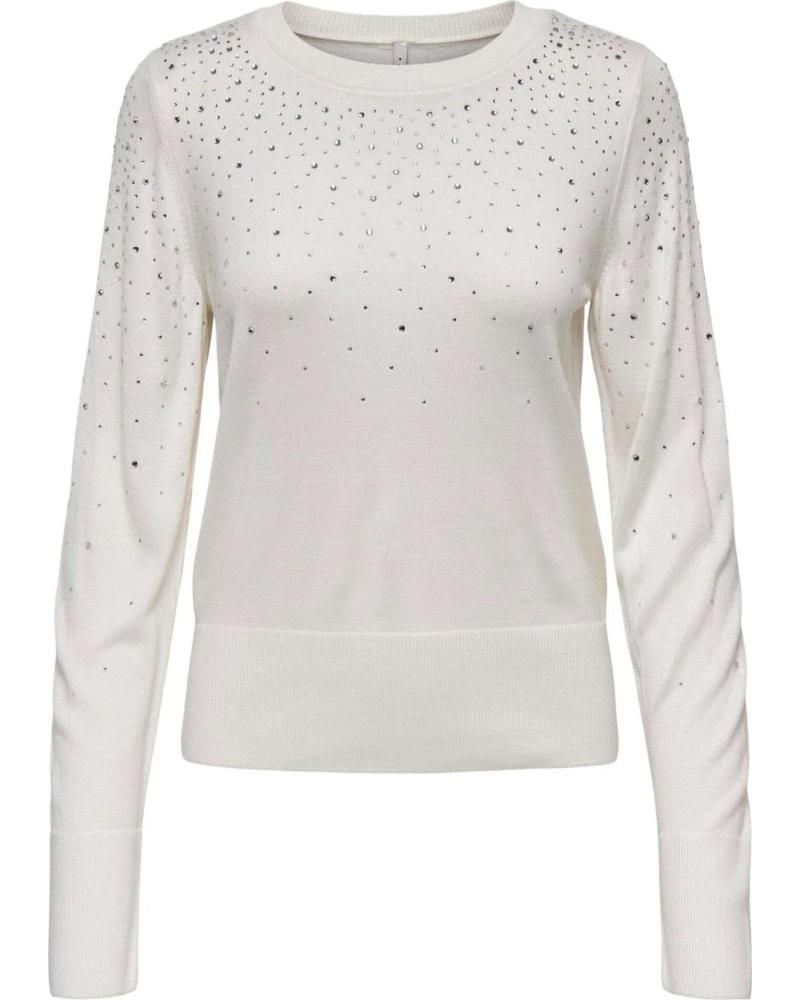 ONLY ONLSOLITA JERSEY DE PUNTO 15346043 BLANCO