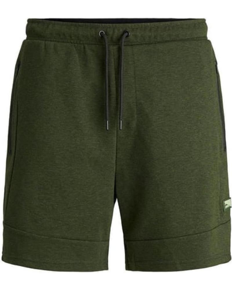 JACK AND JONES PANTALON CORTO JACKJONES 12186750 VERDE