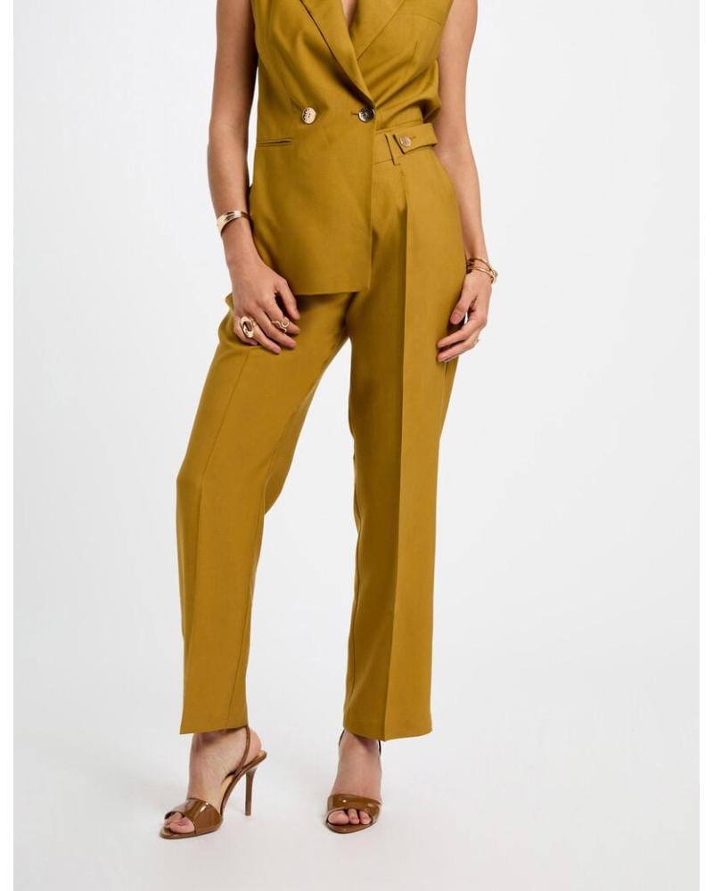 MORGAN PANTALON RECTO 252-PFIJA F CAQUI