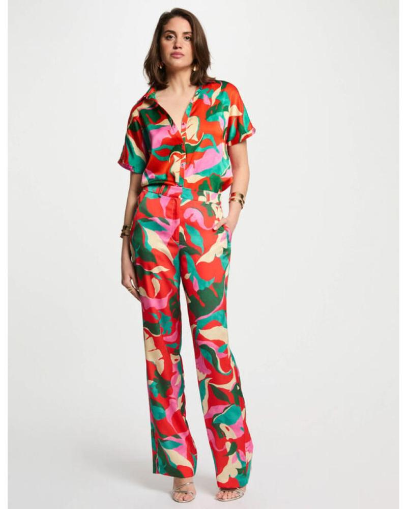 MORGAN PANTALON RECTO MUJES ESTAMPADO 251-PROU F FLORAL