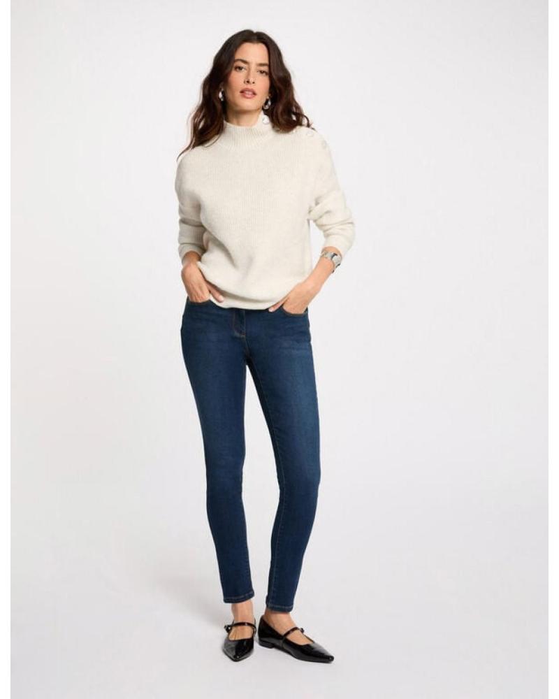 MORGAN PANTALON TEJANO SLIM MUJER 241-PARDA AZUL