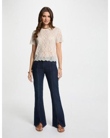 MORGAN PANTALON VAQUERO BOOT-CUT 242-POMALA AZUL