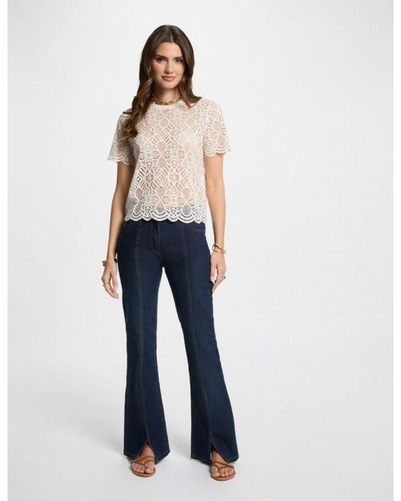 MORGAN PANTALON VAQUERO BOOT-CUT 242-POMALA AZUL