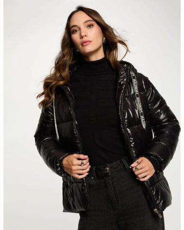 MORGAN PLUMIFERO CORTO BRILLANTE 252-GMODOU NEGRO