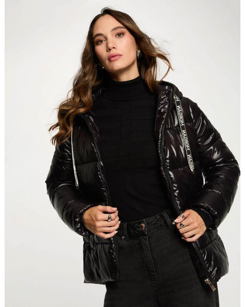 MORGAN PLUMIFERO CORTO BRILLANTE 252-GMODOU NEGRO