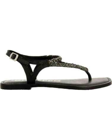 GIOSEPPO SANDALIA MUJER PLANA USTICA 71767 NEGRO