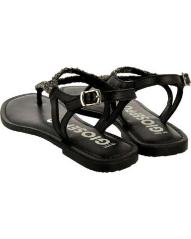 GIOSEPPO SANDALIA MUJER PLANA USTICA 71767 NEGRO