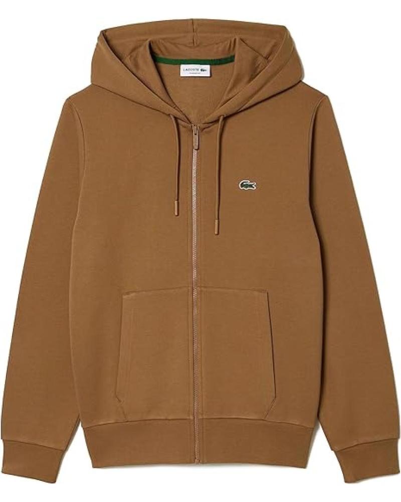 LACOSTE SUDADERA CAPUCHA SH962600 MARRóN