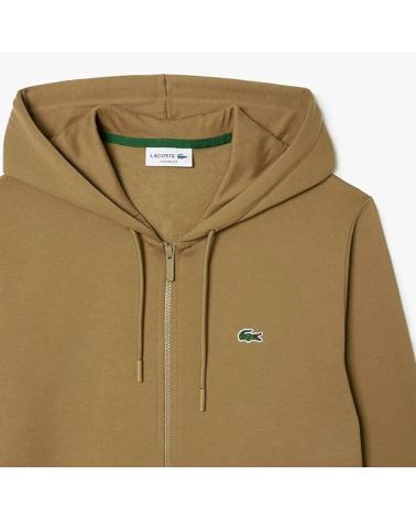 LACOSTE SUDADERA CAPUCHA SH962600 MARRóN