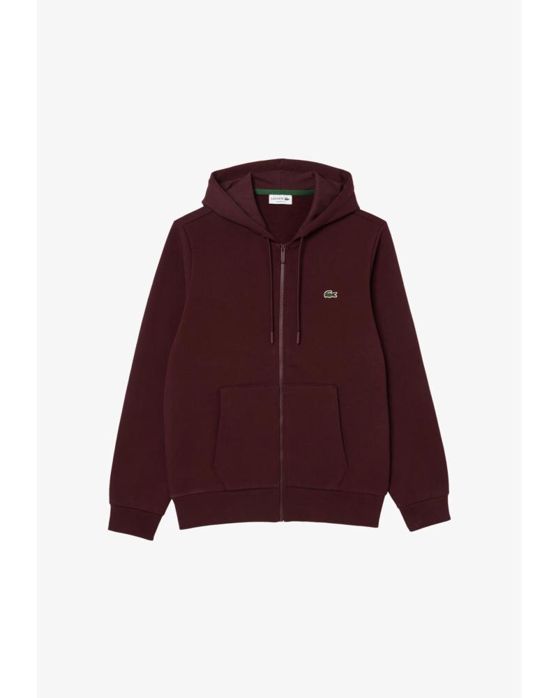LACOSTE SUDADERA CAPUCHA SH962600 ROJO