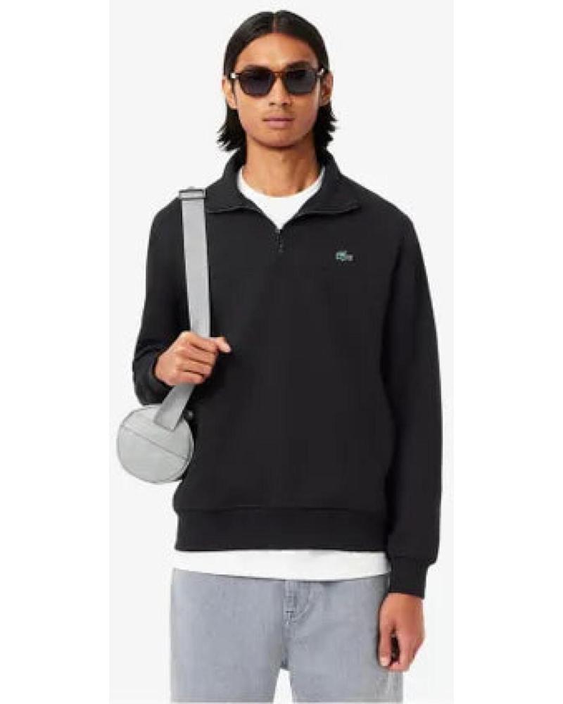 LACOSTE SUDADERA HOMBRE SH5130 NEGRO