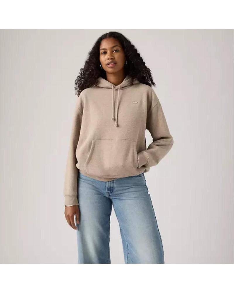 LEVIS SUDADERA MUJER LOGO A59430030 BEIGE