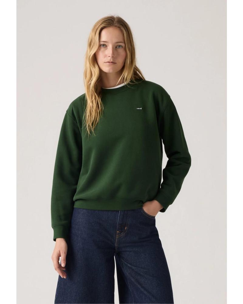 LEVIS SUDADERA MUJER EVERYDAY A59420052 VERDE
