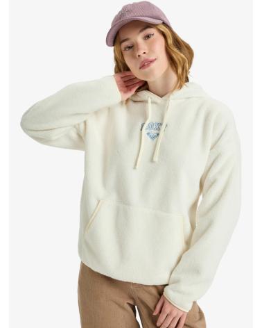 ROXY SUDADERA POLAR MUJER ERJPF03221 BLANCO