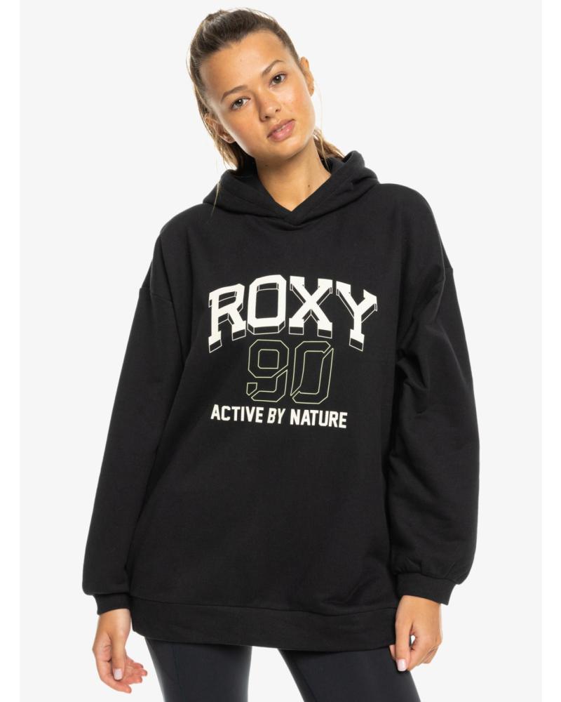 ROXY SUDADERA MUJER ESSENTIAL ENERGY ERJFT04862 NEGRO