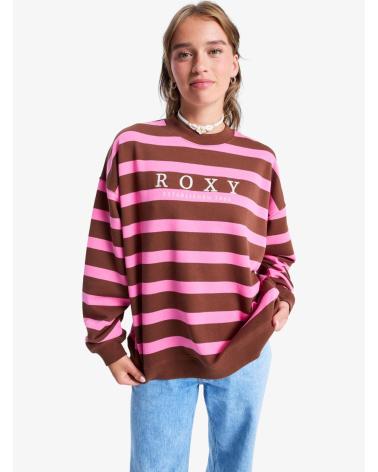 ROXY SUDADERA NINA ERJFT05004 ROSA OSCURO
