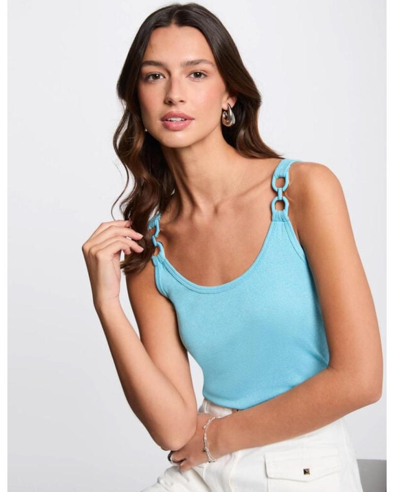 MORGAN TOP SIN MANGAS MUJER 251-DIDONI CELESTE