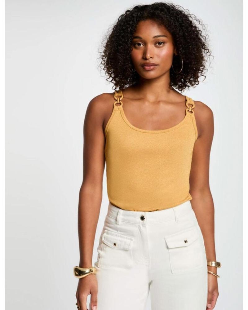 MORGAN TOP TIRANTES MUJER 251-DIDONI AMARILLO