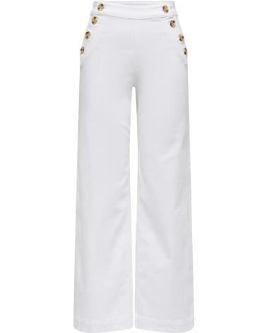 ONLY VAQUEROS MUJER WIDE MADISON 15351972 BLANCO