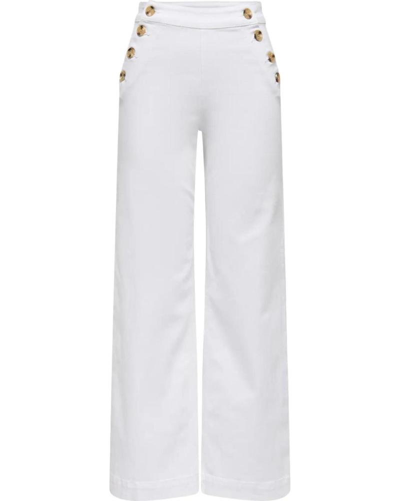 ONLY VAQUEROS MUJER WIDE MADISON 15351972 BLANCO