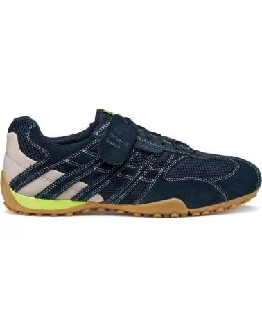 GEOX SNAKE NAVY BLUE SNEAKERS FOR MEN AZUL