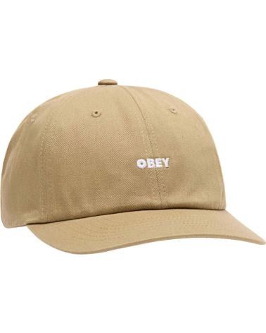 CASQUETTE OBEY BOLD CURVE 6 PANEL KAKI NAN