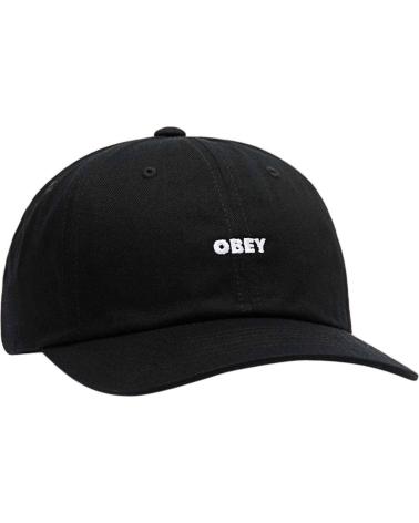 CAPPELLINO OBEY BOLD CURVE 6 PANEL NERO NAN