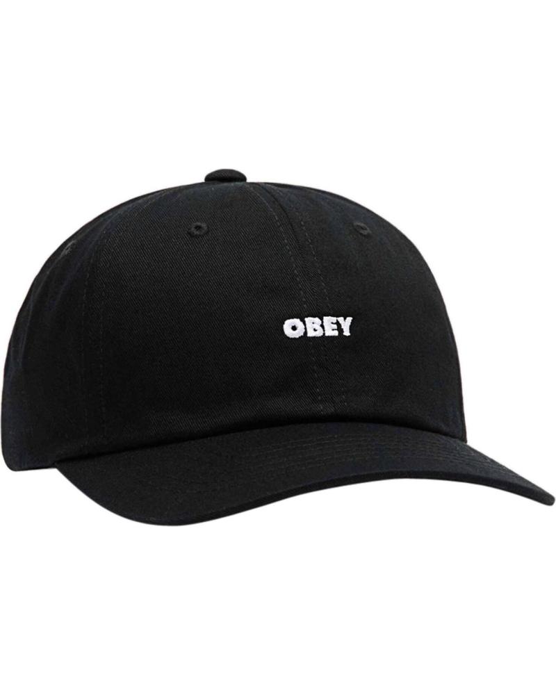CAPPELLINO OBEY BOLD CURVE 6 PANEL NERO NAN