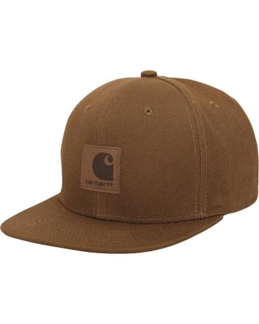 CASQUETTE CARHARTT WIP LOGO CAP HAMILTON BROWN MARRON