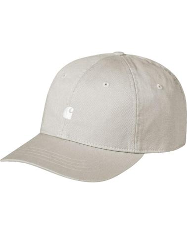 CAPPELLINO CARHARTT WIP MADISON LOGO CAP FLEUR DE SEL WAX NAN