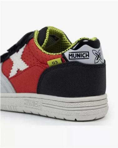MUNICH ZAPATILLAS FUTBOL SALA INFANTIL G-3 KID VCO 1514446 ROJO