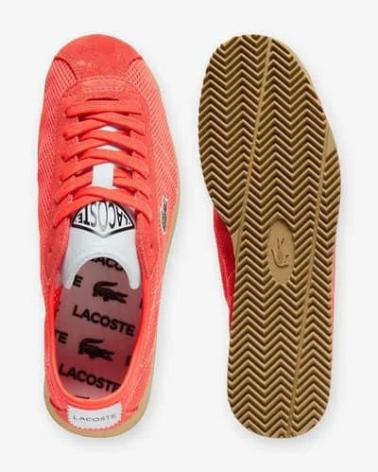 LACOSTE ZAPATILLAS HOMBRE CLUB-LOW TEXTIL 749SMA0043 CORAL