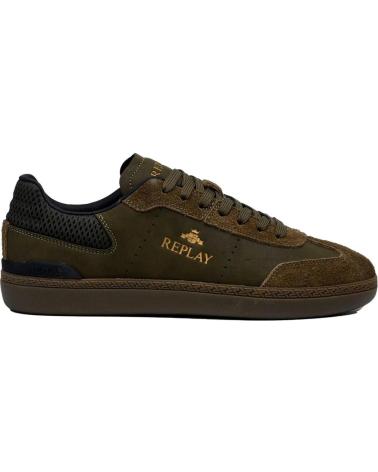 REPLAY ZAPATILLAS HOMBRE GMSD7 VERDE