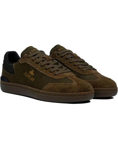 REPLAY ZAPATILLAS HOMBRE GMSD7 VERDE