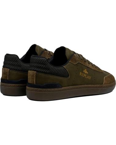 REPLAY ZAPATILLAS HOMBRE GMSD7 VERDE