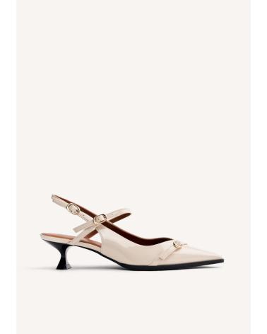 GIOSEPPO ZAPATOS TACON DESTALONADOS CHAROL SABIN 76190 BEIGE