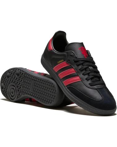 CHAUSSURES ADIDAS SAMBA MANCHESTER UNITED CORE JQ4036 NOIR ROUGE BLACK