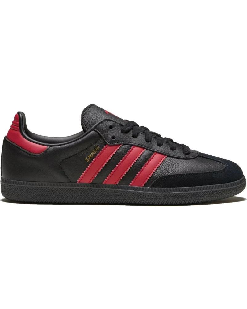 CHAUSSURES ADIDAS SAMBA MANCHESTER UNITED CORE JQ4036 NOIR ROUGE BLACK